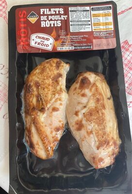 Filets de poulet rotis