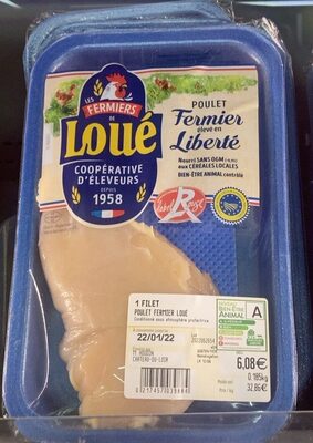1 filet poulet fermier loué