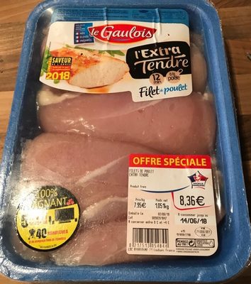 Filets de poulet extra tendre