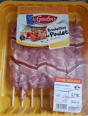 Brochettes de poulet