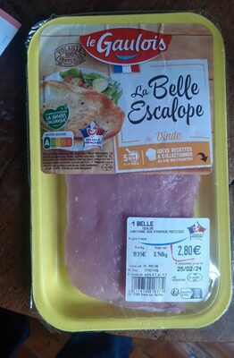 La belle escalope front packaging