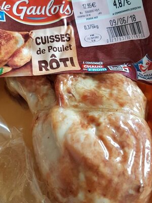 Cuisses de poulet roti front packaging