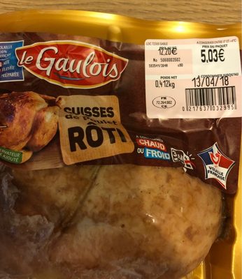 Cuisses de poulet rôti