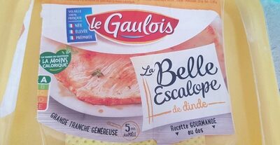 Escalope de dinde front packaging