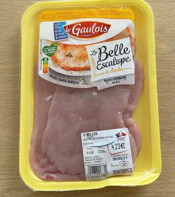 La belle escalope de dinde