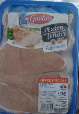 Filets de poulet l'extra tendre le gaulois