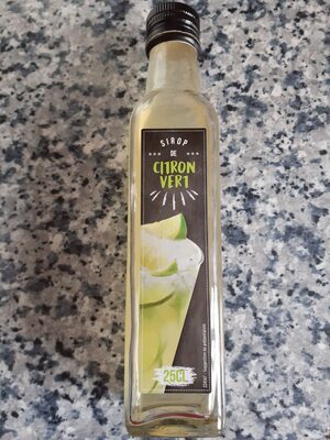 Sirop de Citron Vert front packaging