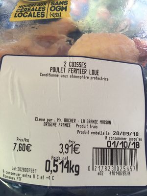 Cuisses de poulet
