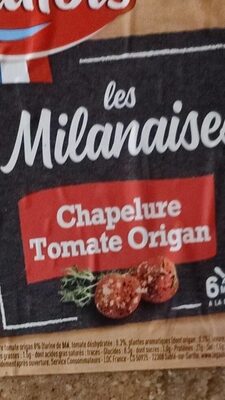 les Milanaises chapelure tomate origan