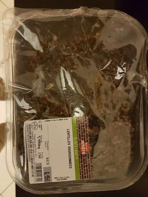 Lentilles assaisonnées