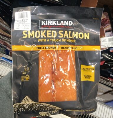 Smoked Salmon with a touch of honey