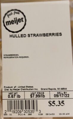 Hulled Strawberries