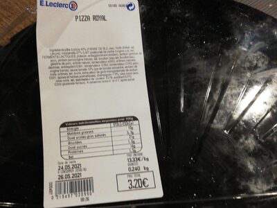 Pizza royal leclerc