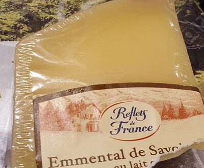 Emmental de Savoie au lait cru front packaging