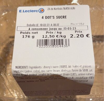 4 dot’s sucre