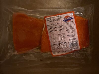 Alaskan Wild Salmon Fillet With Skin