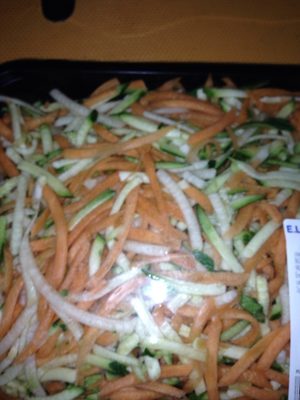 Julienne de légumes