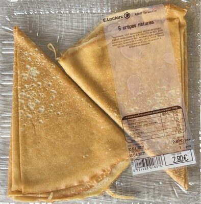 6 crêpes nature