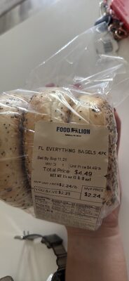 FL EVERYTHING BAGELS 4PK