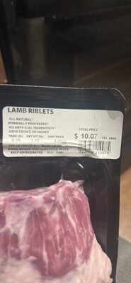 Lamb Riblets