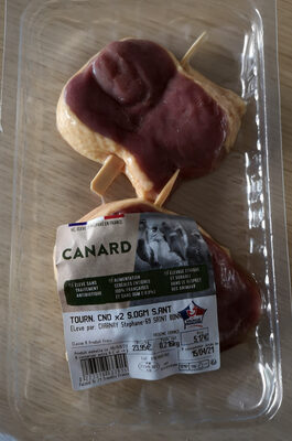 Tournedos de Canard front packaging