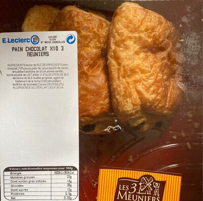 Pains aux chocolat - 3 Meuniers