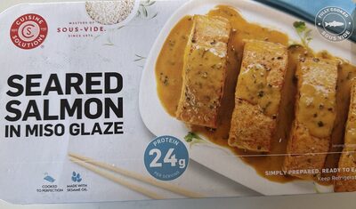 Seared Salmon in Miso Glaze