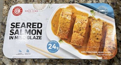 Seared Salmon In Miso Glaze