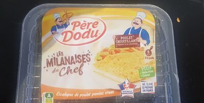 Escalope de poulet marinée milanaise