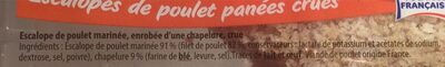 Les Milanaises du Chef ingredients label