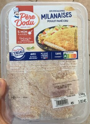 Escalopes de poulet milanaises