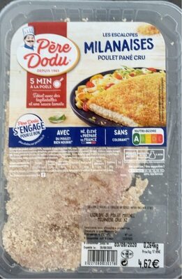 Escalopes milanaises poulet