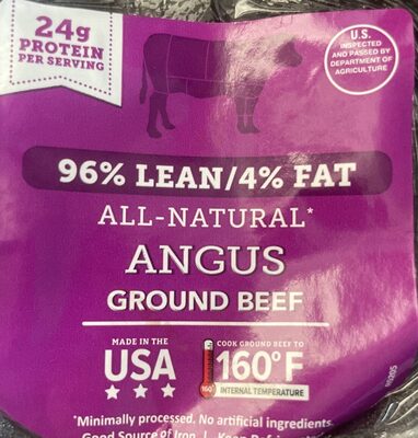 Angus Ground Beef 96/4