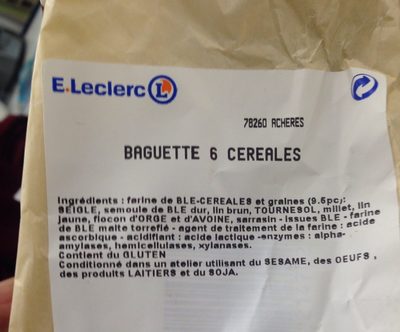 Baguette 6 cereales