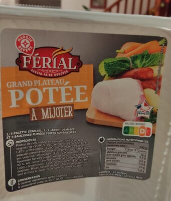 Grand plateau potée à mijoter front packaging