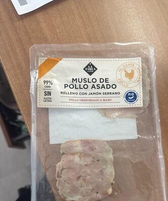 Muslo de pollo asado
