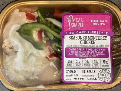 Seasoned Monterrey Chicken