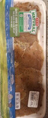 Garlic Herb Seasoned Thin Sliced Chicken Breast With Rib Meat