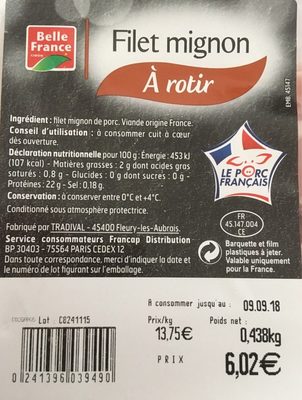Filet mignon