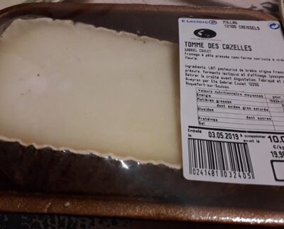 Tomme de cazelles de E.leclerc