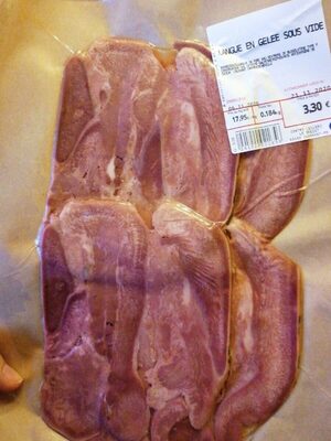 Langue en gelée sous vide