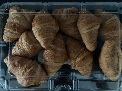 Mini plain croissants