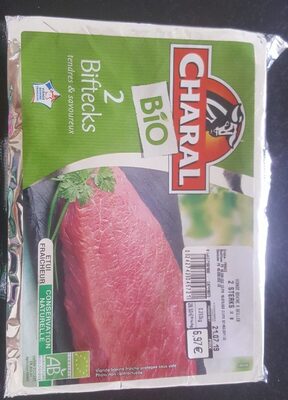 Charal bio 2 biftecks