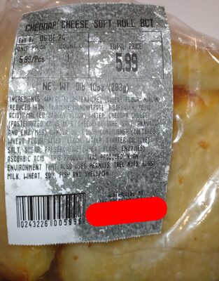 Cheddar Cheese Soft Roll