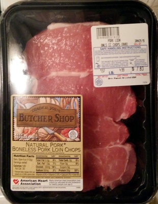 Natural Pork Boneless Pork Loin Chops