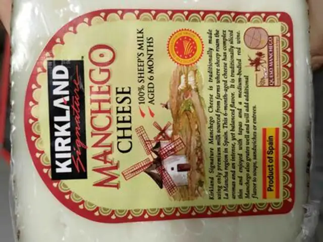 Manchego Cheese front packaging