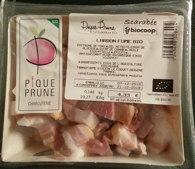 Lardon fumé bio