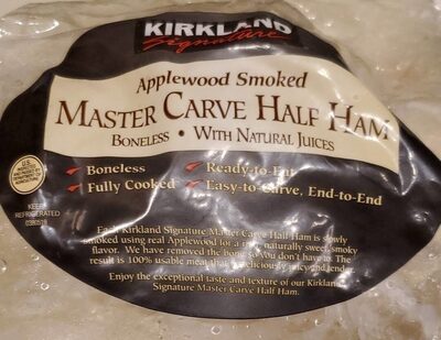 Master carved half ham