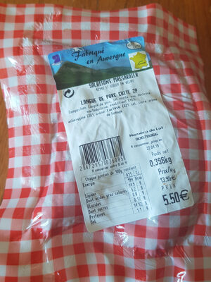 Langue de porc cuite 2P