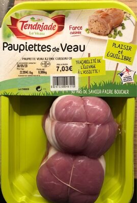Paupiettes de veau front packaging